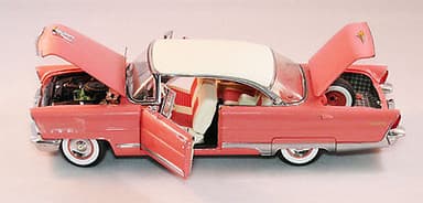 BEAUTIFUL DANBURY MINT 1956 LINCOLN PREMIERE COUPE 1/2 - VG condition - NR