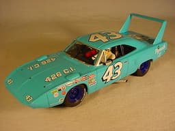 Carrera Plymouth Superbird #43 Richard Petty 1970 Near Mint 27186 1/32 slot car.