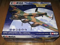 CORGI AVIATION AVRO LANCASTER B MK1 SPECIAL W4964 ‘STILL GOING STRONG’ 1944 MIB