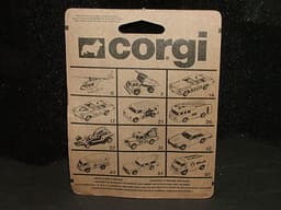 CORGI JUNIOR MODELS DIECAST TOYS ORIGINAL CARD BOND 007 MOONRAKER SPACE SHUTTLE