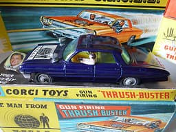 CORGI TOYS 497 THE MAN FROM UNCLE OLDSMOBILE SUPER 88 THRUSH BUSTER VNMB c.1966