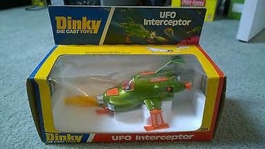 DINKY TOYS 351 UFO INTERCEPTOR MIB COMPLETE ORIGINAL BOXED