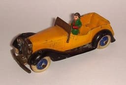 Dinky Toys GB Pre War 36F British Salmson Sports Four Seater w/driver VERY RARE!