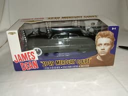 ERTL DIECAST AMERICAN MUSCLE VINTAGE 1949 JAMES DEAN MERCURY COUPE  1:18 BOXED