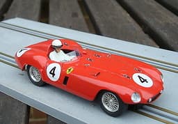 Ferrari 121 Le Mans 1955 Castellotti Marzotto slot car 1/32 scale.
