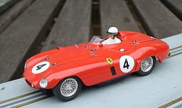 Ferrari 121 Le Mans 1955 Castellotti Marzotto slot car 1/32 scale.