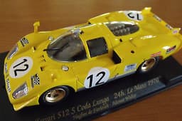 FERRARI 512S CODA LUNGA ECURIE FRANCORCHAMPS LEMANS 1970 1/32 FROM FLY SLOTCAR