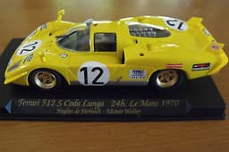 FERRARI 512S CODA LUNGA ECURIE FRANCORCHAMPS LEMANS 1970 1/32 FROM FLY SLOTCAR