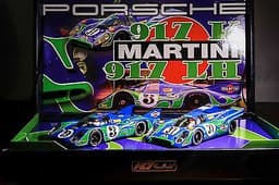 FLY Martini Porsche 917K and 917LH Psychedelic Team 12 Le Mans slot cars Unused