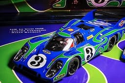 FLY Martini Porsche 917K and 917LH Psychedelic Team 12 Le Mans slot cars Unused