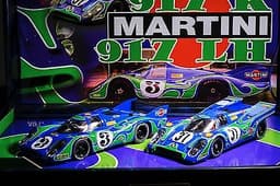 FLY Martini Porsche 917K and 917LH Psychedelic Team 12 Le Mans slot cars Unused