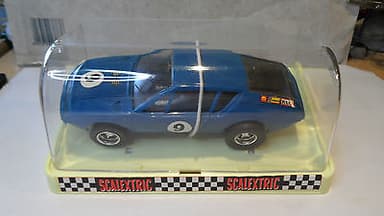 French Scalextric Renault Alpine in extremely rare blue - Excellent Condition