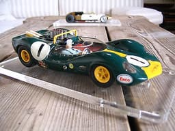 JIM CLARK LOTUS, painted lexan body, dynamic slot car. No Russkit, COX, MPC