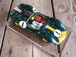 JIM CLARK LOTUS, painted lexan body, dynamic slot car. No Russkit, COX, MPC
