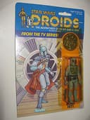KENNER VINTAGE STAR WARS DROIDS BOBA FETT W/ COIN ULTRA RARE MOC