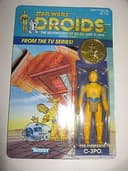 KENNER VINTAGE STAR WARS DROIDS C-3PO W/ COIN ULTRA RARE MOC UNPUNCHED