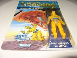 KENNER VINTAGE STAR WARS DROIDS C-3PO W/ COIN ULTRA RARE MOC UNPUNCHED