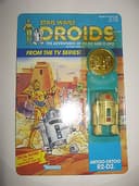 KENNER VINTAGE STAR WARS DROIDS R2-D2 W/ COIN ULTRA RARE MOC