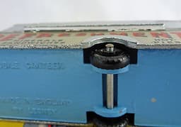 Lesney Matchbox Toys MB74a Mobile Canteen Silver BLACK WHEELS