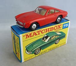 Lesney Matchbox Toys MB75b Ferrari Berlinetta RED F Box