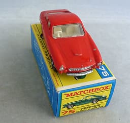 Lesney Matchbox Toys MB75b Ferrari Berlinetta RED F Box