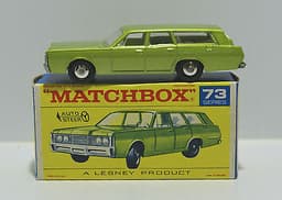 MATCHBOX / LESNEY 73 1968 MERCURY COMMUTER STATION WAGON WITH DOGS BOXED