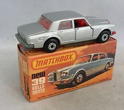 Matchbox Superfast MB39 Rolls Royce Silver with RED GRILLE