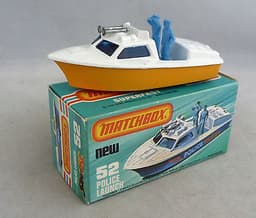 Matchbox Superfast MB52 Police Patrol Boat PRE PRODUCTION