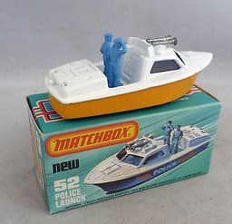 Matchbox Superfast MB52 Police Patrol Boat PRE PRODUCTION