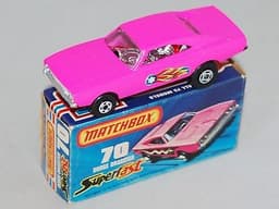 Matchbox Superfast No70b Dodge Dragster - EXTREMELY RARE "STAR-FLAME" Labels