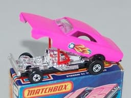 Matchbox Superfast No70b Dodge Dragster - EXTREMELY RARE "STAR-FLAME" Labels