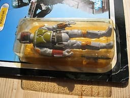 MOC Star Wars Boba Fett Return of the Jedi Kenner 77 Card Back Desert Scene ROTJ