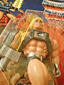 MOTU Laser Power He-Man CLASSIC HEAD Carded Unpunched Twisted legs MOC 1988