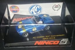 NINCO 91018 AC COBRA NSCC 2012 50TH ANNIVERSARY 1962-2012 (SCALEXTRIC ) SLOTCAR