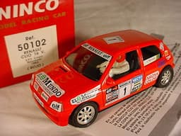 Ninco Renault Clio 16v #1 50102 Red Copa National MB slot car