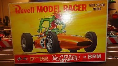NOS Revell Mr Gasser Ed Big Daddy Roth Slot Car kit R3181:600 Molded in Orange