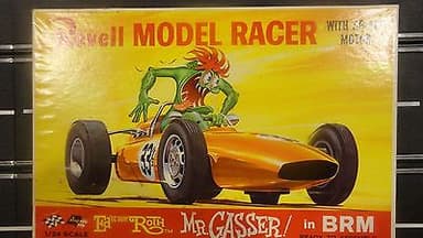 NOS Revell Mr Gasser Ed Big Daddy Roth Slot Car kit R3181:600 Molded in Orange