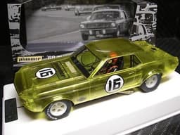 PIONEER SLOT CAR J-CODE SPECIAL 1968 NOTCHBACK MUSTANG X-RAY PROTOTYPE 1 0F 2