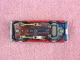 PLAYCRAFT: VINTAGE - SALOON SLOT-CAR - RED & BLUE - WORKING MOTOR - GOOD ORDER