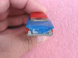 PLAYCRAFT: VINTAGE - SALOON SLOT-CAR - RED & BLUE - WORKING MOTOR - GOOD ORDER