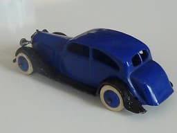 Pre war Dinky 30b Rolls-Royce in rich indigo blue with blue hubs. Fantastic.