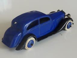 Pre war Dinky 30b Rolls-Royce in rich indigo blue with blue hubs. Fantastic.