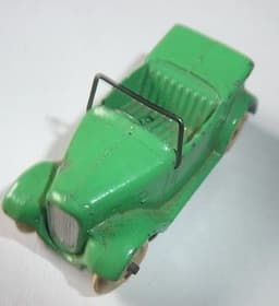 PRE WAR DINKY OPEN AUSTIN 7 SMALL CAR NO.35D LIME GREEN