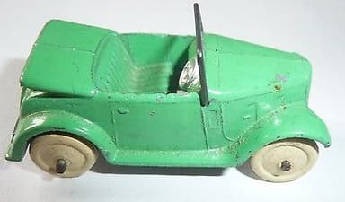PRE WAR DINKY OPEN AUSTIN 7 SMALL CAR NO.35D LIME GREEN