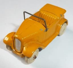 PRE WAR DINKY OPEN AUSTIN 7 SMALL CAR NO.35D YELLOW