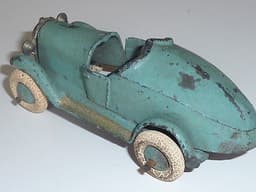 Pre war Taylor & Barrett (T&B) Sports Car. Very rare. Larger than Dinky scale.