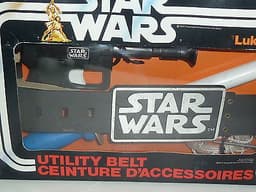 RARE UNUSED CANADIAN STAR WARS KENNER LUKE SKYWALKER UTILITY BELT SET 38480 MIB