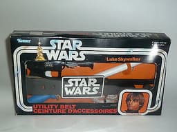 RARE UNUSED CANADIAN STAR WARS KENNER LUKE SKYWALKER UTILITY BELT SET 38480 MIB