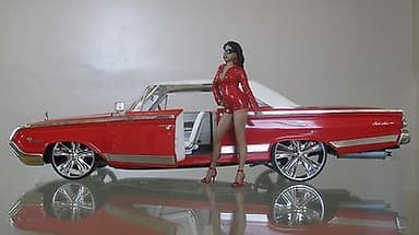 ROAD SIGNATURE 1964 MERCURY MARAUDER CUSTOM MUSCLE STREET CHROME WHEELS 1:18