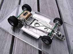 RUSSKIT CARRERA chassis near MINT, vintage slot car 1/24, No Dynamic COX